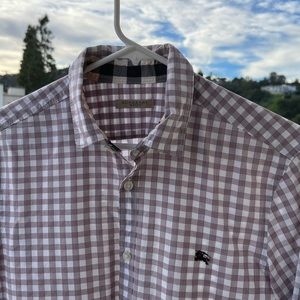 Burberry Brit shirt bought years ago in great condition.  Measurements shown.